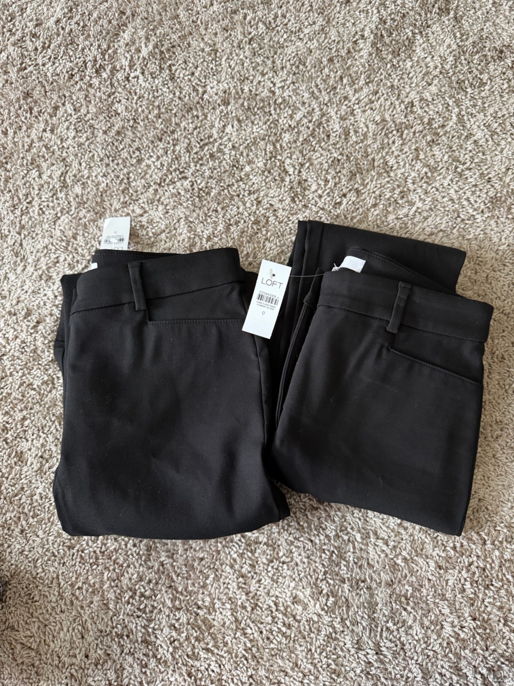 BUNDLE NWT LOFT Women's Black Dress Pants - Sutton Skinny